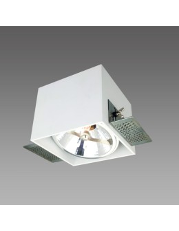 Light Prestige Corleto 1 flush-mounted G9 white LP-9S22/1R WH