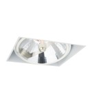 Frameless flush-mounted lamps - trimless - Light Prestige Corleto 1 flush-mounted G9 white LP-9S22/1R WH - product 2