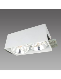 Light Prestige Corleto 2 flush-mounted G9 white LP-9S22/2R WH