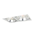 Frameless flush-mounted lamps - trimless - Light Prestige Corleto 2 flush-mounted G9 white LP-9S22/2R WH - product 2