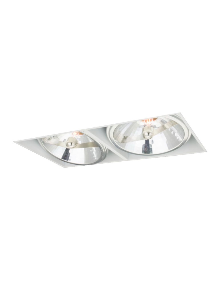 Frameless flush-mounted lamps - trimless - Light Prestige Corleto 2 flush-mounted G9 white LP-9S22/2R WH - product kolory-swiatla.pl 2