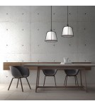 Pendant lamps - Light Prestige Dritto pendant small white E27 white LP-123/1P S WH - product 2