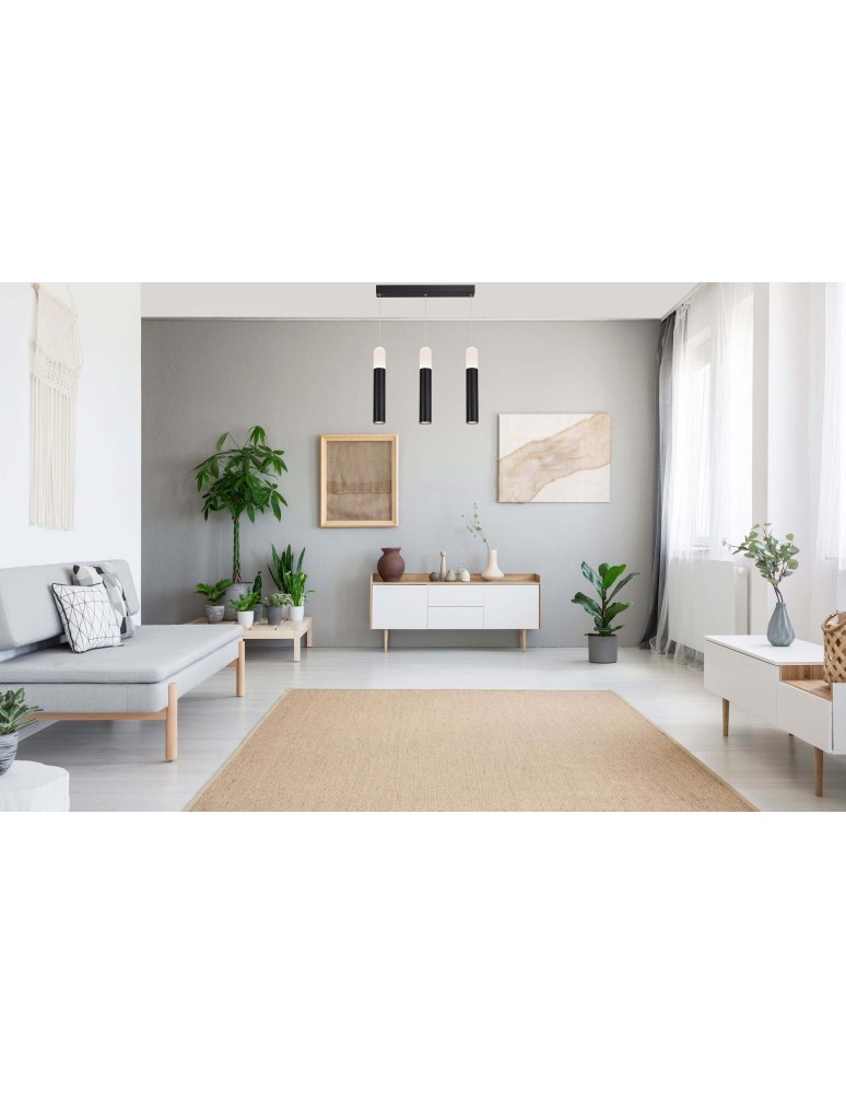 Pendant lamps - Light Prestige Fano 3 LED pendant black / white LP-8012/3P - product kolory-swiatla.pl 2