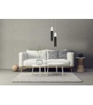 Pendant lamps - Light Prestige Fano 3 LED pendant black / white LP-8012/3P - product 3