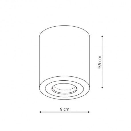 Light Prestige Faro XL oprawa natynkowa chrom GU10 chrom LP-1464/1SM XL CH