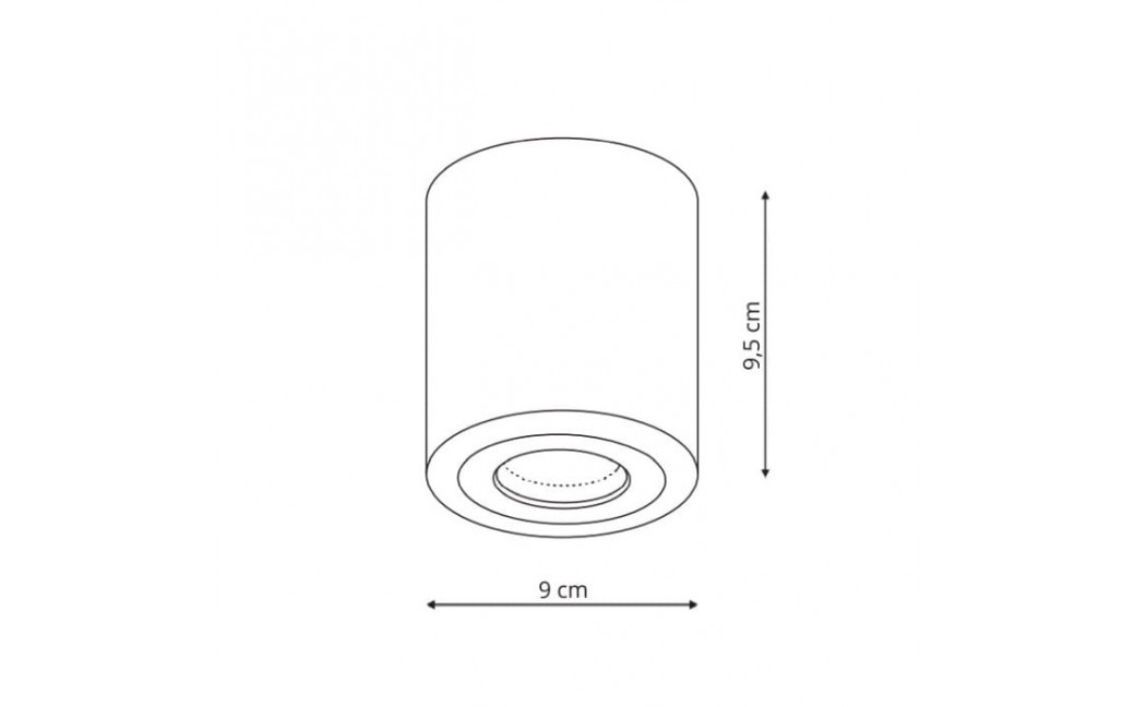 Light Prestige Faro XL oprawa natynkowa chrom GU10 chrom LP-1464/1SM XL CH