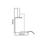 LED table lamps - Light Prestige HAT desk white LED white LP-1661/1T WH - product 2