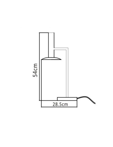 Light Prestige HAT biurkowa czarna LED czarny LP-1661/1T BK - produkt 2