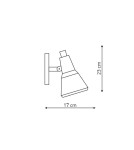 Adjustable wall lamps - Light Prestige Auletta E14 1x40W copper LP-507/1W - product 2