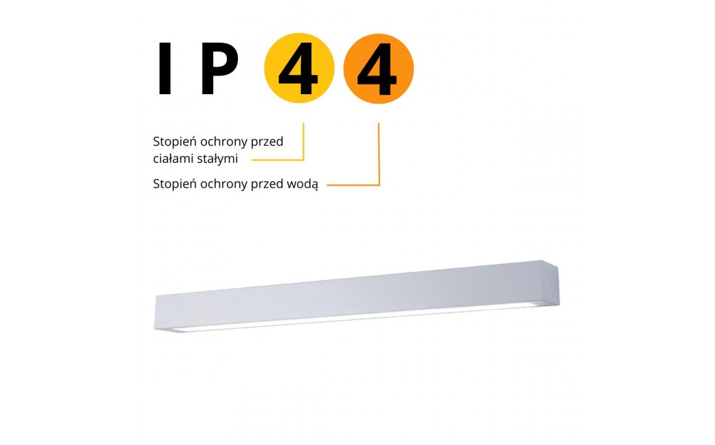 Light Prestige Lampa sufitowa Ibros XL 36W CCT 1xLED biała IP44 LP-7001/1C WH 120 36 CCT