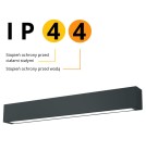 LED ceiling lamps - Light Prestige Ibros XL 36W CCT ceiling lamp 1xLED black IP44 LP-7001/1C BK 120 36 CCT. - product 2