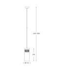 Pendant lamps - Zuma Line GEM 1xG9 Copper P0389-01D-L7AC Pendant. - product 3