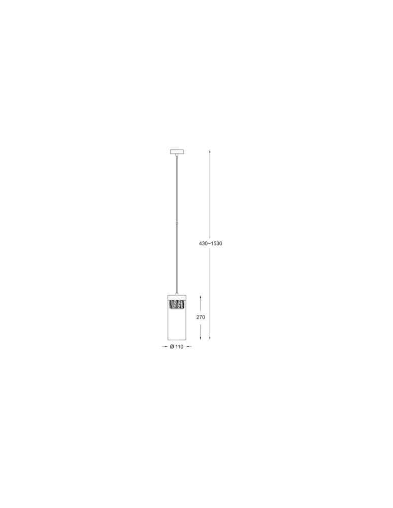 Pendant lamps - Zuma Line GEM 1xG9 Copper P0389-01D-L7AC Pendant. - product kolory-swiatla.pl 3