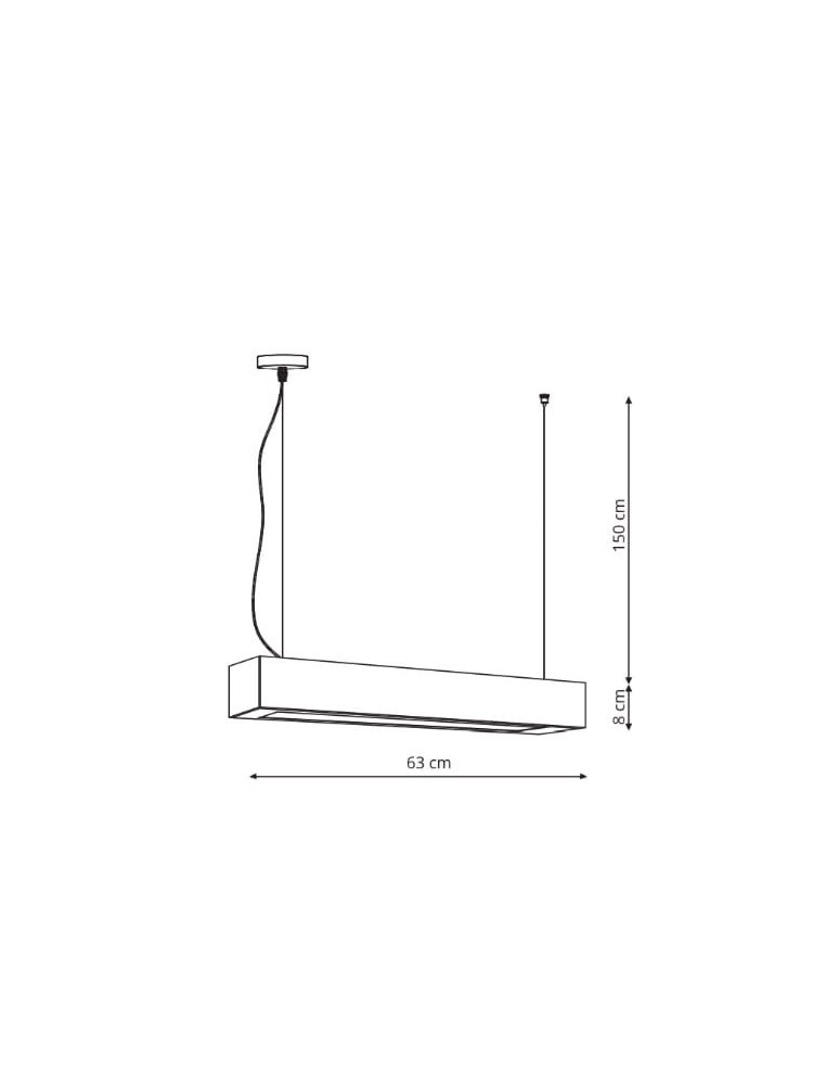 Pendant lamps over desk - Light Prestige Ibros medium 18W CCT IP20 1xLED black LP-7001/1P 20 BK-63 18 CCT pendant lamp - product kolory-swiatla.pl 3