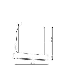 Light Prestige Ibros medium 18W CCT IP20 1xLED white LP-7001/1P 20 WH-63 18 CCT pendant lamp - product 2
