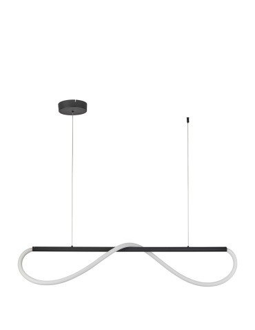 Light Prestige Meleca S 1xLED LP-2345/1P S BK pendant lamp