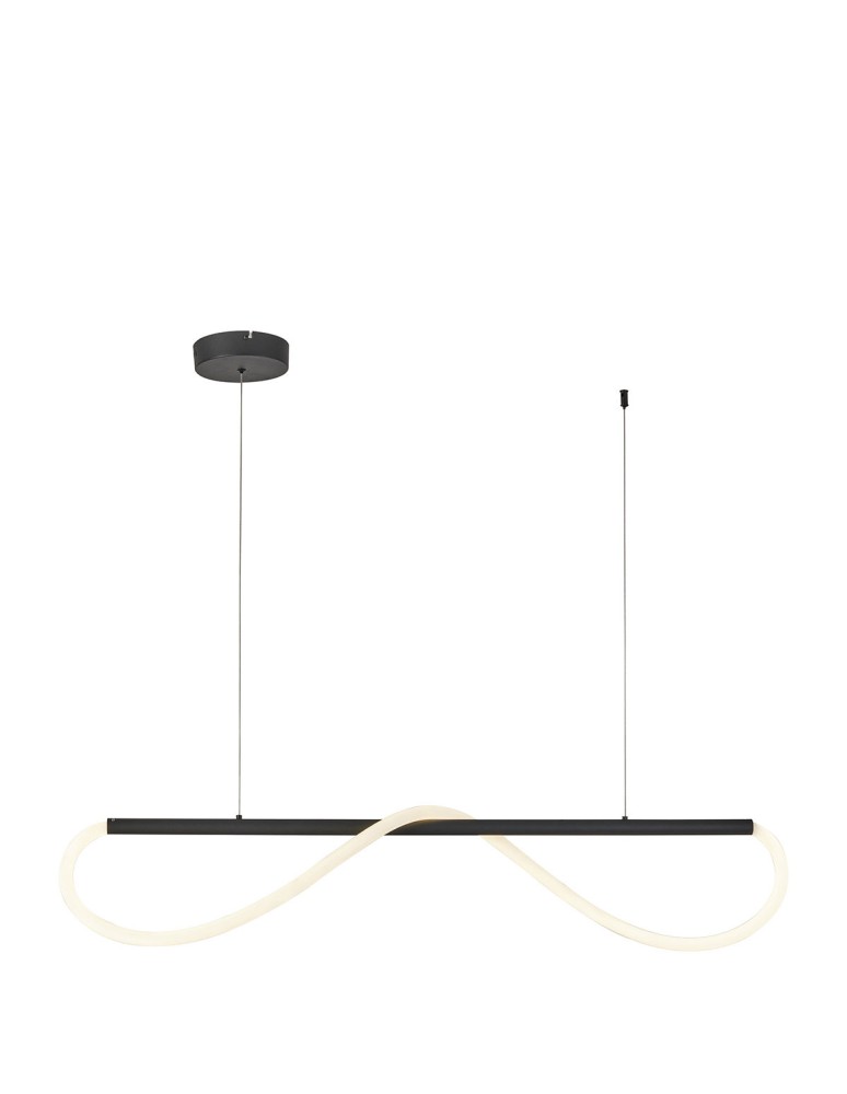 Pendant lamps over the island - Light Prestige Meleca S 1xLED LP-2345/1P S BK pendant lamp - product kolory-swiatla.pl 4