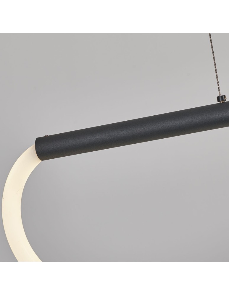 Pendant lamps over the island - Light Prestige Meleca S 1xLED LP-2345/1P S BK pendant lamp - product kolory-swiatla.pl 5