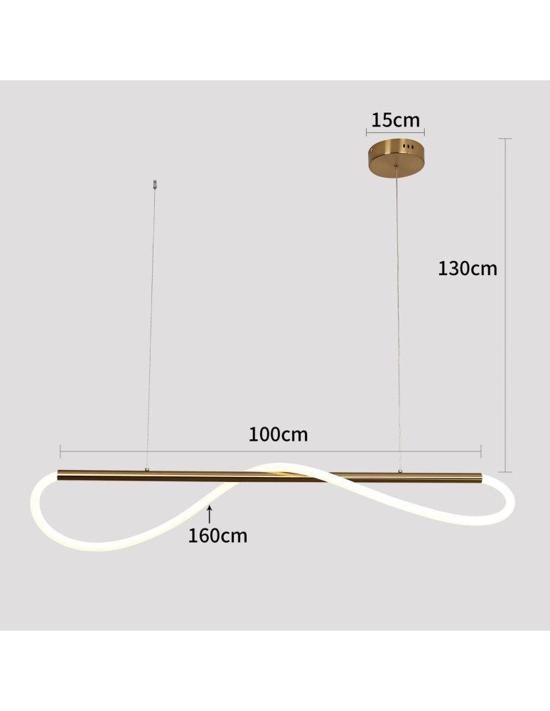 Pendant lamps over the island - Light Prestige Meleca S 1xLED LP-2345/1P S BK pendant lamp - product kolory-swiatla.pl 10