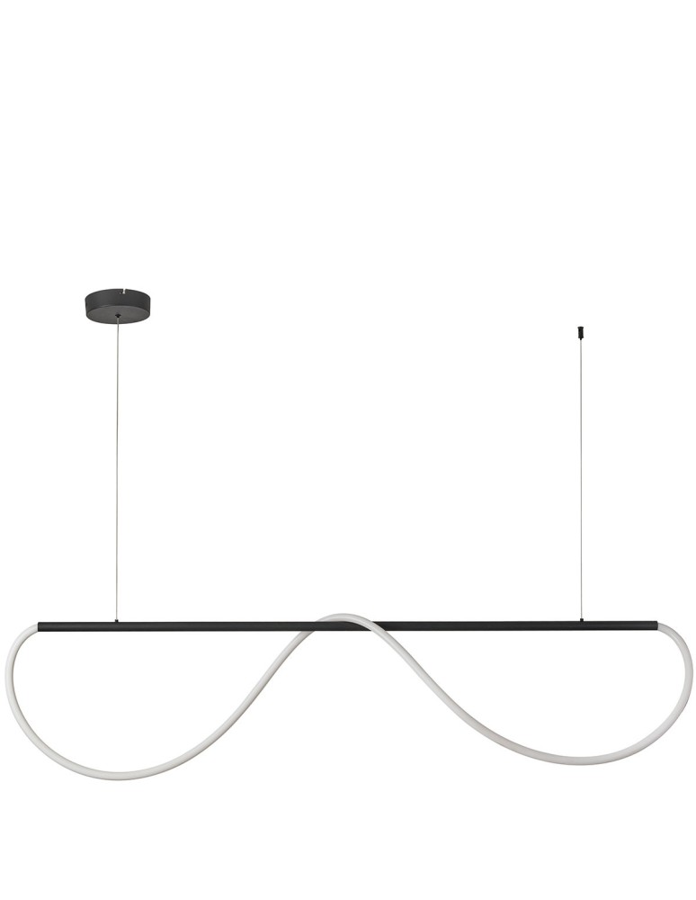 Pendant lamps over the island - Light Prestige Meleca M 1xLED LP-2345/1P M BK CCT pendant lamp - product kolory-swiatla.pl 1