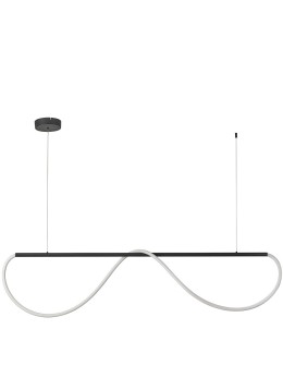 Light Prestige Lampa wisząca Meleca M 1xLED LP-2345/1P M BK CCT