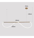 Pendant lamps over the island - Light Prestige Meleca M 1xLED LP-2345/1P M BK CCT pendant lamp - product 10