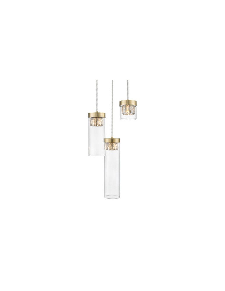 Triple pendant lamps - Zuma Line GEM 3xG9 Antique Bronze P0389-03D-0FD2 Pendant. - product kolory-swiatla.pl 2