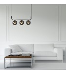 Pendant lamps spheres - Light Prestige Alisa pendant lamp graphite 3xE14 LP-005/3L graphite - product 2