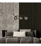 Pendant lamps spheres - Light Prestige Alisa pendant lamp graphite 3xE14 LP-005/3L graphite - product 5