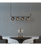 Pendant lamps spheres - Light Prestige Alisa Graphite 4xE14 LP-005/4L Graphite Pendant Lamp - product 2