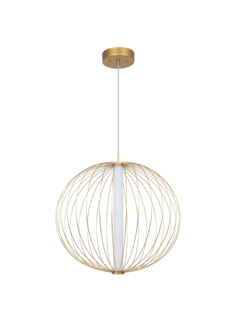 LED pendant lamps - Light Prestige Treviso pendant large gold LED gold LP-798/1P L GD - product kolory-swiatla.pl 1