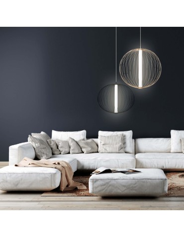 Light Prestige Treviso pendant large gold LED gold LP-798/1P L GD - product 2