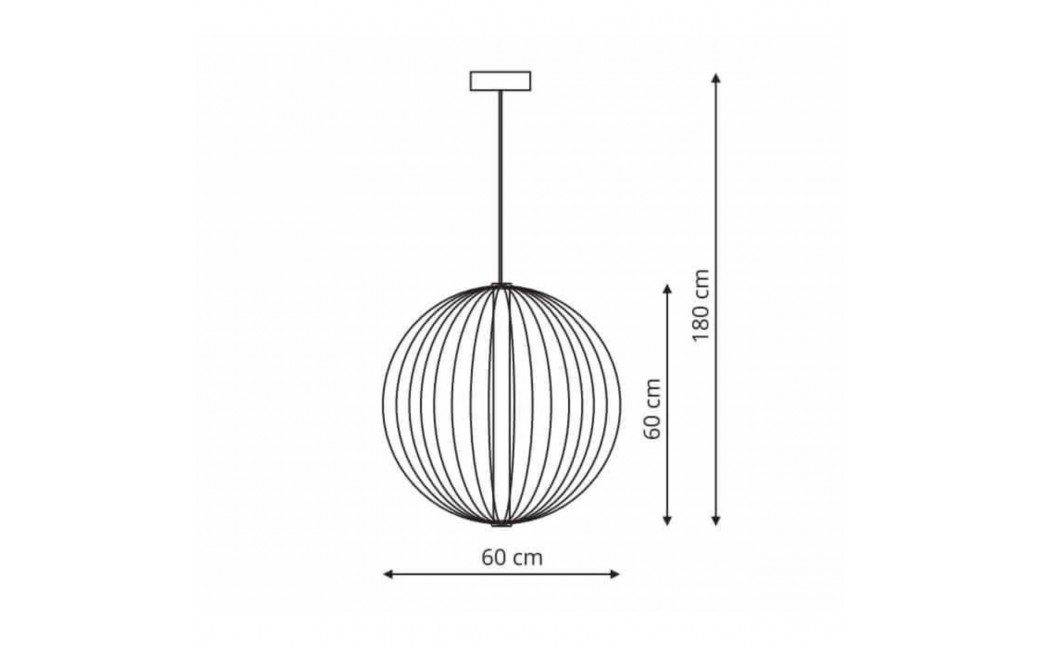 Light Prestige Treviso wisząca duża złota LED złoty LP-798/1P L GD