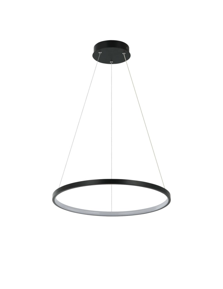 Pendant lamps circles - Light Prestige Ring small CCT pendant lamp 1xLED black LP-909/1P S BK CCT - product kolory-swiatla.pl 1