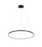 Pendant lamps circles - Light Prestige Ring medium CCT pendant lamp 1xLED black LP-909/1P M BK CCT. - product 1