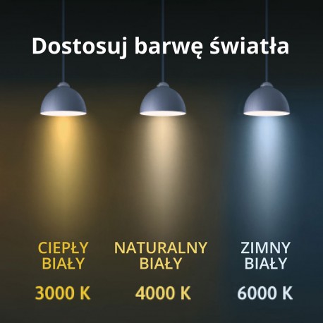 Light Prestige Lampa wisząca Ring duży CCT 1xLED czarny LP-909/1P L BK CCT