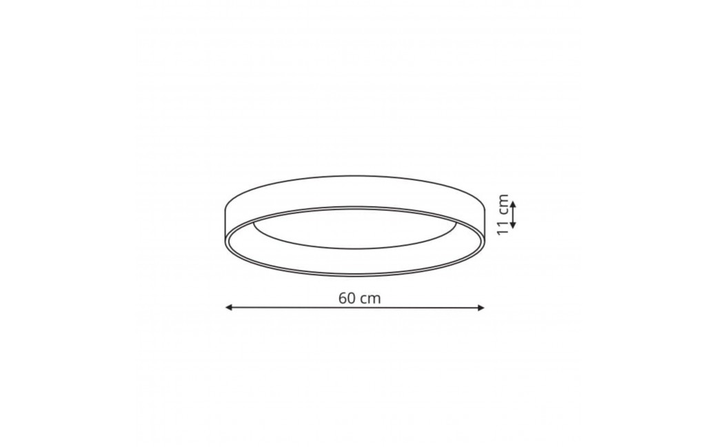 Light Prestige Plafon Georgia 1xLED biały LP-049/1C WH CCT