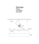 LED ceiling lamps - Light Prestige Plafond Georgia 1xLED white LP-049/1C WH CCT - product 5