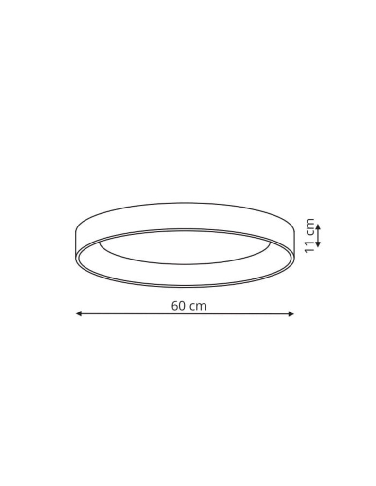 LED ceiling lamps - Light Prestige Plafond Georgia 1xLED gold LP-049/1C GD CCT - product kolory-swiatla.pl 4