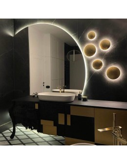 Light Prestige Platillo plafon średni złoty LED złoty LP-8102/1C-12W GD - produkt 2