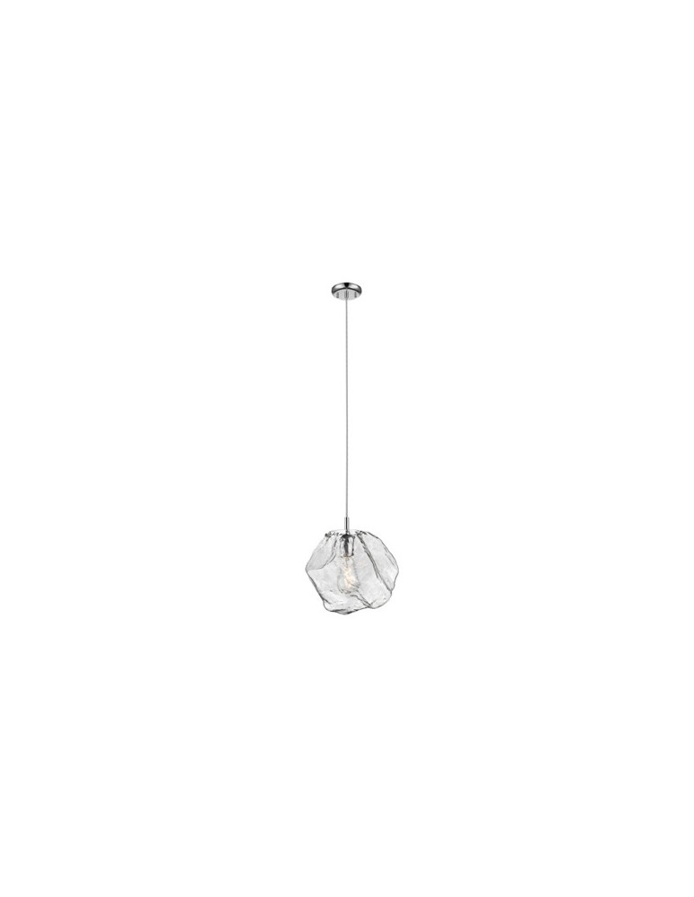 Pendant lamps - Zuma Line ROCK 1xE27 Chrome P0488-01A-F4AC Pendant. - product kolory-swiatla.pl 1