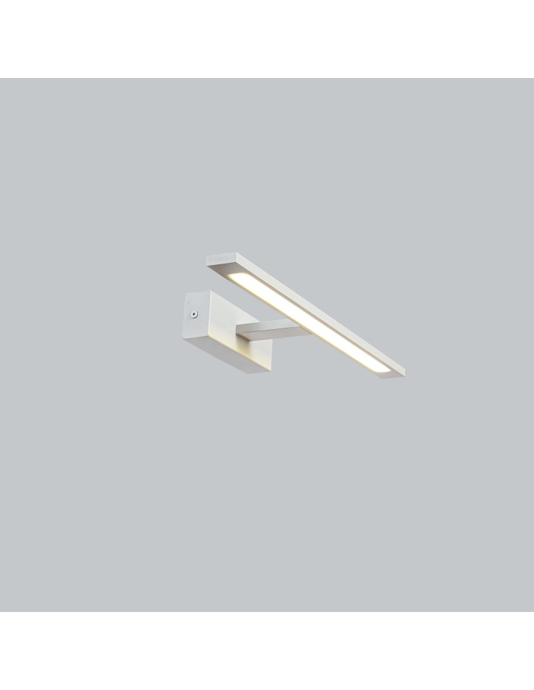 Bathroom wall lamps - Light Prestige Isla medium white wall lamp with IP44 4000K LED white GS-LWB-12W WH - product kolory-swiatla.pl 4