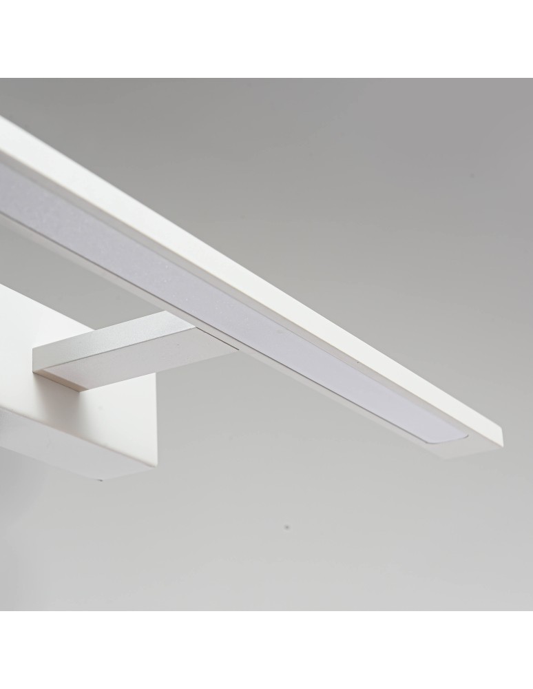 Bathroom wall lamps - Light Prestige Isla medium white wall lamp with IP44 4000K LED white GS-LWB-12W WH - product kolory-swiatla.pl 5