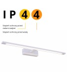 Bathroom wall lamps - Light Prestige Isla wall lamp white large with IP44 4000K LED white GS-LWB-20W WH - product 8