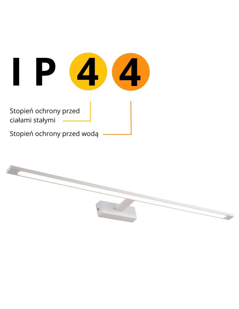 Bathroom wall lamps - Light Prestige Isla wall lamp white XXL with IP44 LED white GS-LWB-32W WH - product kolory-swiatla.pl 3