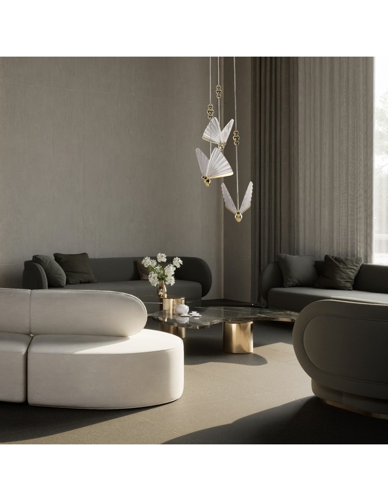 Designer pendant lamps - Light Prestige Mariposa 3xLED CCT pendant lamp LP-1715/3P - product kolory-swiatla.pl 2
