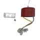 Light Prestige Lampa wisząca Lungo 1xG9 LP-894/1P RED