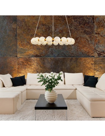 Light Prestige Lampa wisząca Diamond 18 18xLED CCT złota LP-2202/18P GD - produkt 2