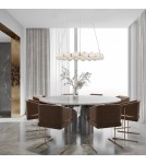 Pendant lamps spheres - Light Prestige Diamond 18 18xLED CCT gold pendant lamp LP-2202/18P GD. - product 3