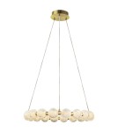 Pendant lamps spheres - Light Prestige Diamond 18 18xLED CCT gold pendant lamp LP-2202/18P GD. - product 5